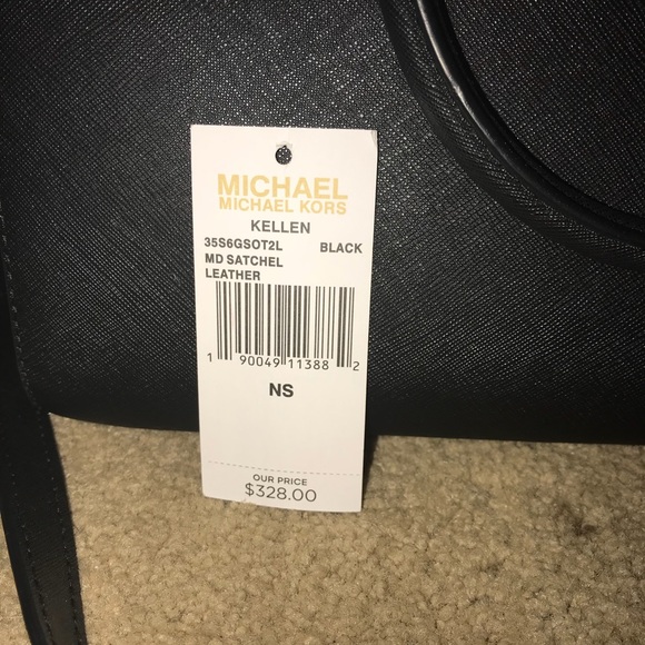 NWT Authentic Leather Michael Kors Kellen Satchel - Picture 2 of 8